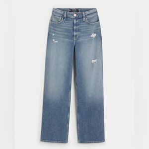 Ultra High-Rise Distressed Medium Wash Dad Jeans